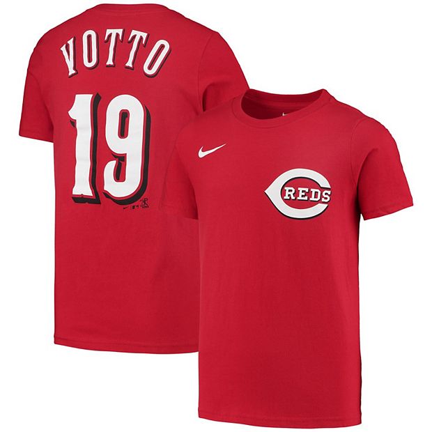 Joey Votto Cincinnati Reds Nike 2023 City Connect Name & Number T-Shirt -  Black