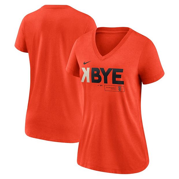MLB San Francisco Giants Women's Short Sleeve V-Neck Fashion T-Shirt - M