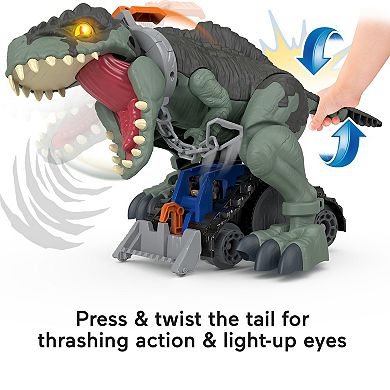 Fisher-Price Imaginext Jurassic World Dominion Giga Dinosaur Toy with Lights & Sounds, Mega Stomp & Rumble