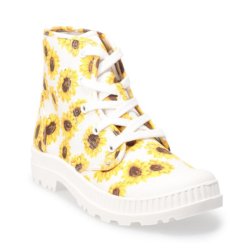 SO Dragonfruit Womens High-Top Shoes, Size: 5, Brt Yellow