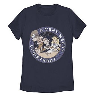 Disney's Alice In Wonderland Juniors' "Merry Un-Birthday" Graphic Tee