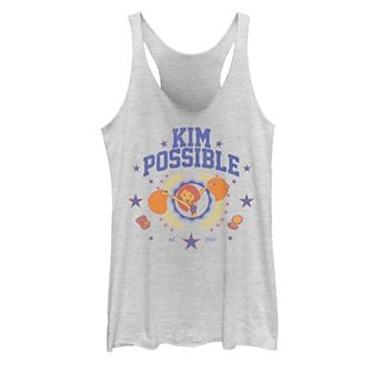 Disney's Kim Possible Juniors' Cheerleader "Kim Possible" Racerback Graphic Tank Top