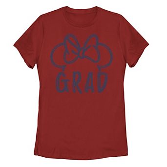 Disney's Minnie Mouse Juniors' Minnie Ears "Grad" Graphic Tee