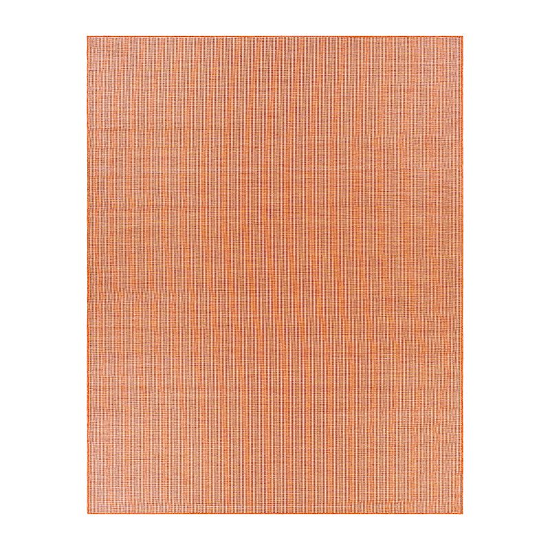 Decor 140 Paxley Indoor Outdoor Modern Area Rug, Orange, 6.5X9 Ft