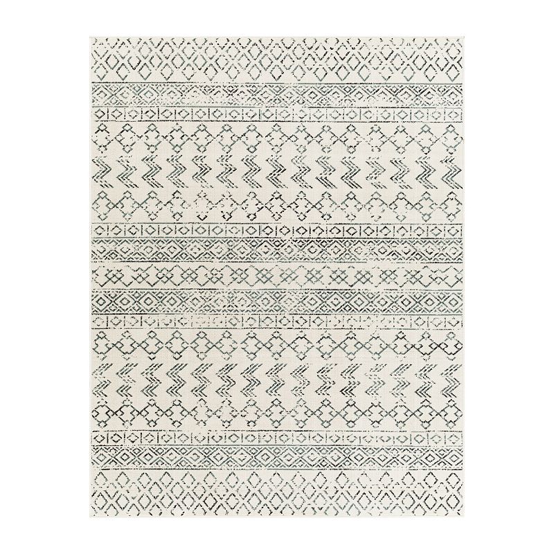 Decor 140 Riva Indoor Outdoor Contemporary Area Rug, Grey, 6.5X9 Ft
