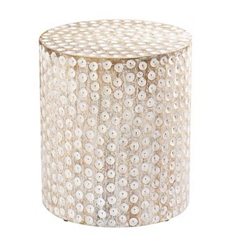 Southern Enterprises Camiliah Round End Table