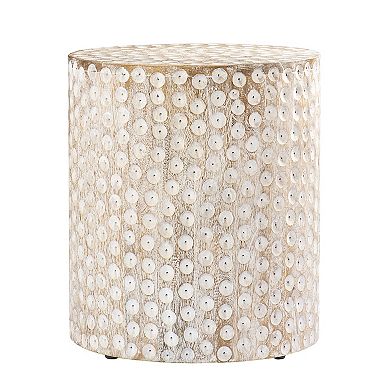Southern Enterprises Camiliah Round End Table