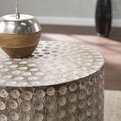 Southern Enterprises Camiliah Round End Table