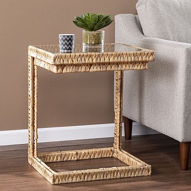 Southern Enterprises Ishmall C-Shape End Tables 2-piece Set