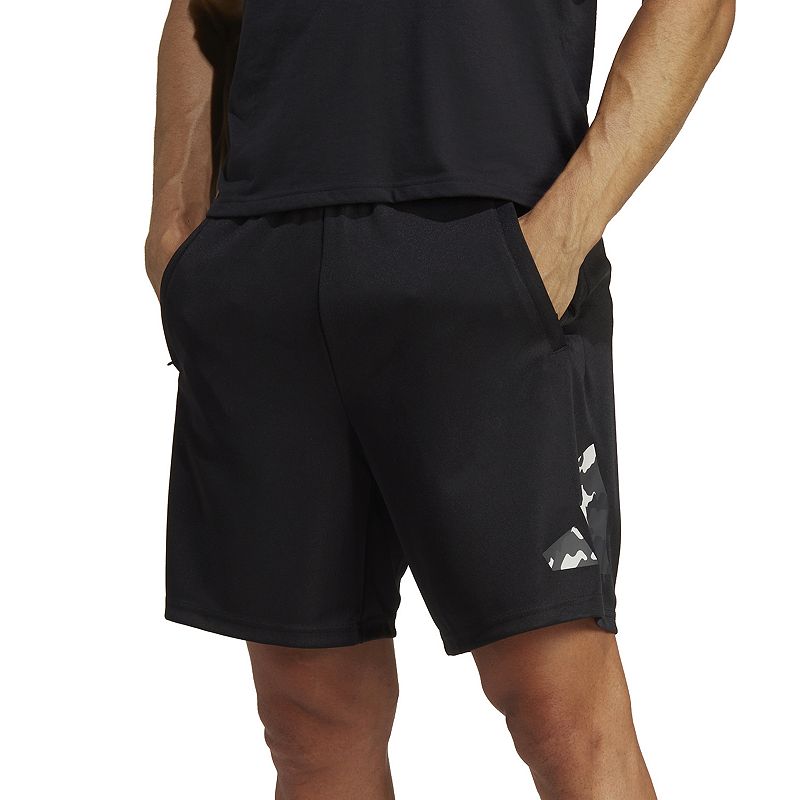 Mens adidas Train Essentials Seasonal Training Shorts, Size: Small, Black