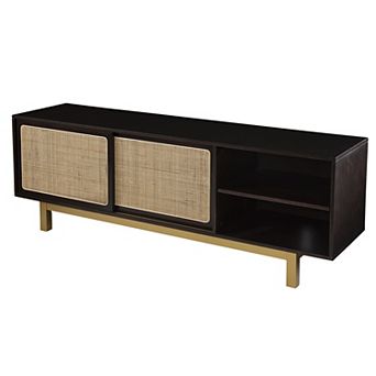 Southern Enterprises Caronja Sliding Door TV Stand