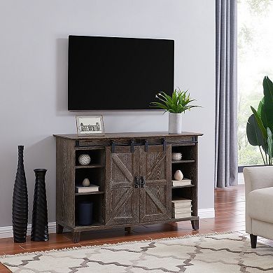 Southern Enterprises Holmes Barn Door TV Stand