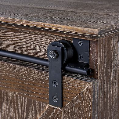 Southern Enterprises Holmes Barn Door TV Stand