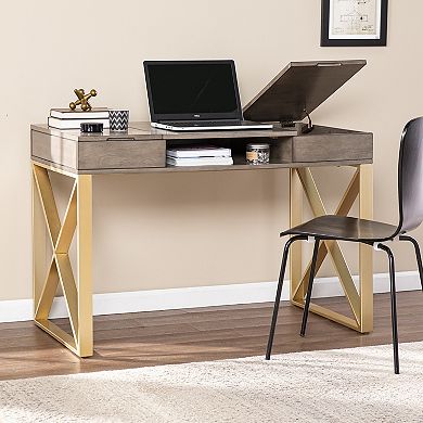 Southern Enterprises Bardmia Two-Tone Desk