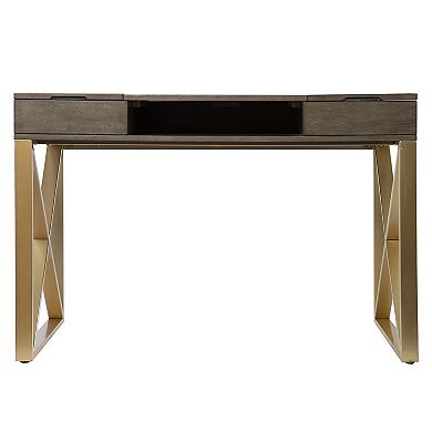 Southern Enterprises Bardmia Two-Tone Desk