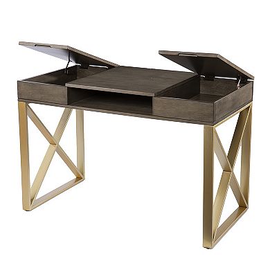 Southern Enterprises Bardmia Two-Tone Desk