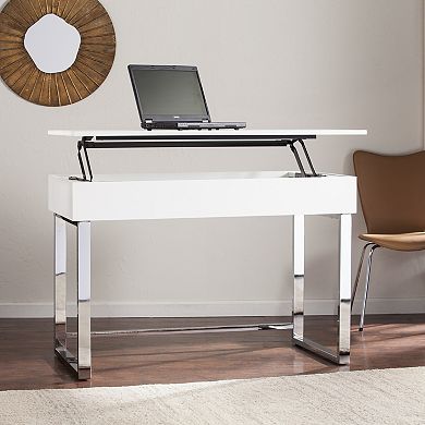 Southern Enterprises Inman Adjustable Height Sit to Stand Desk