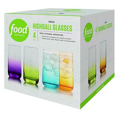 Food Network™ Anja 4-pc. Ombre Highball Glass Set