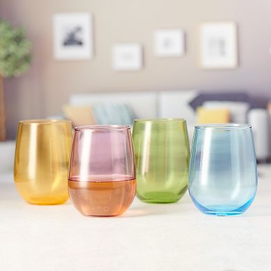 Food Network™ Kalindi 4-pc. Stemless Wine Glass Set