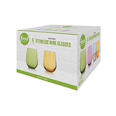 Food Network™ Kalindi 4-pc. Stemless Wine Glass Set
