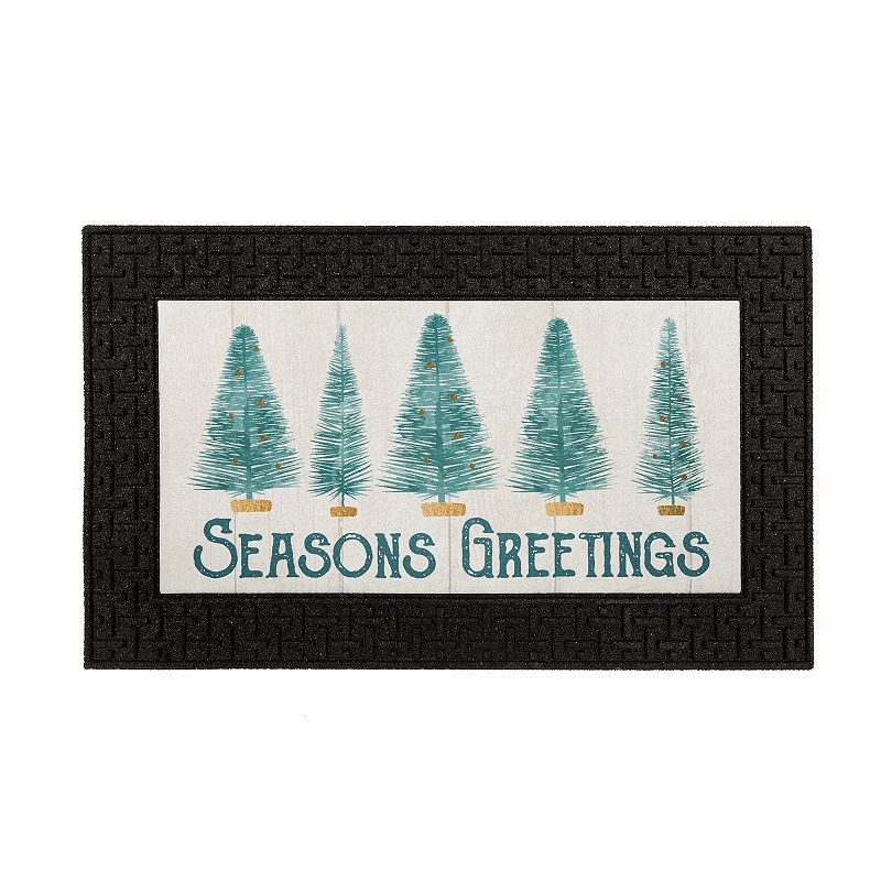 St. Nicholas Square Season Greetings 18 x 30 LED Doormat, Seasons Greet
