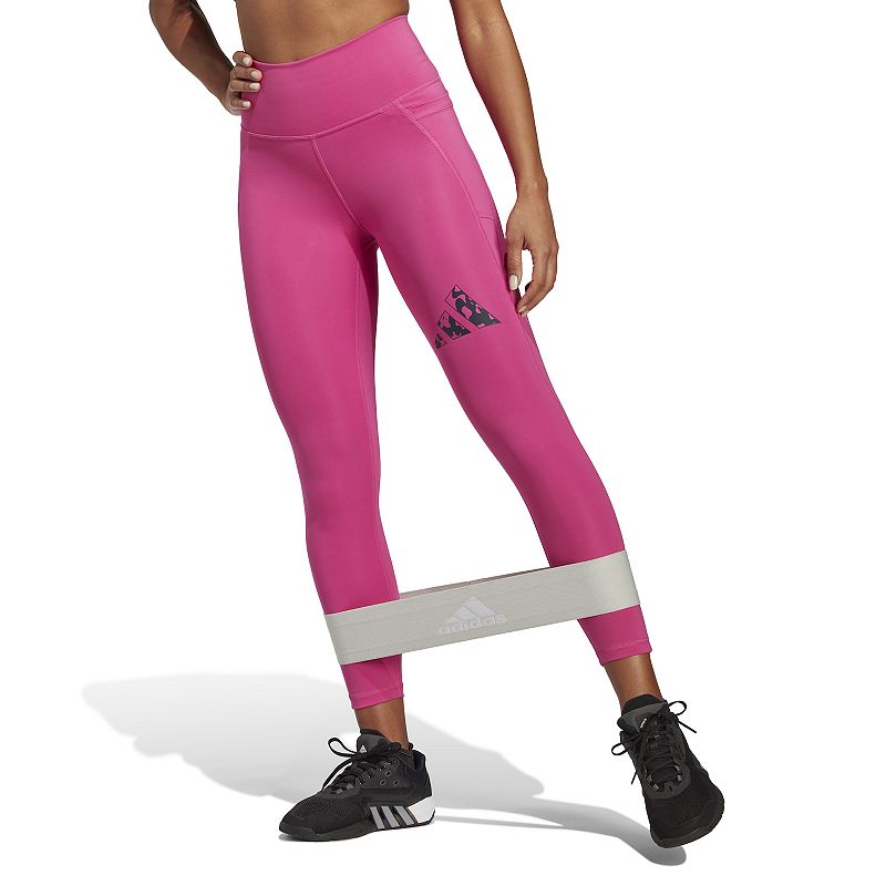 adidas Performance SEAMLESS BRANDED 7/8 - Leggings - semi lucid