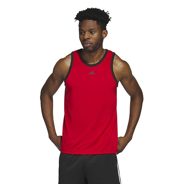 Men's adidas Basketball 3-Stripes Tank
