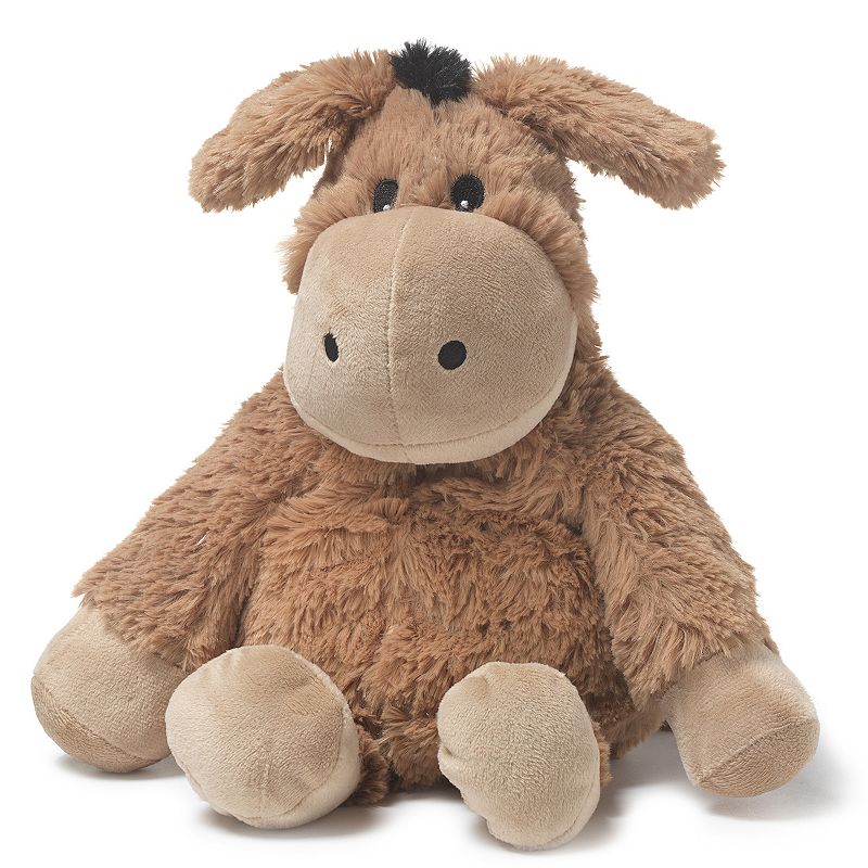 Warmies Heatable Weighted Donkey Plush, Multicolor