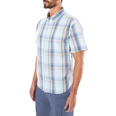 Men's Smith's Workwear Button-Down Plaid Shirt