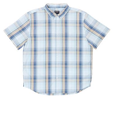 Men's Smith's Workwear Button-Down Plaid Shirt