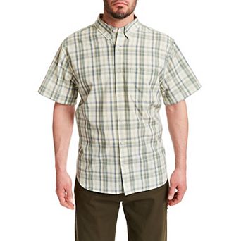 Men's Smith's Workwear Button-Down Plaid Shirt