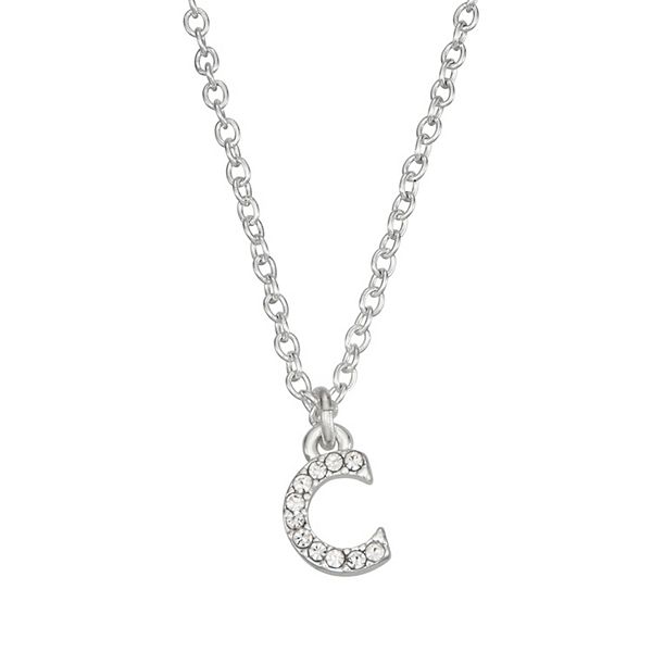 Kohls shop letter necklace