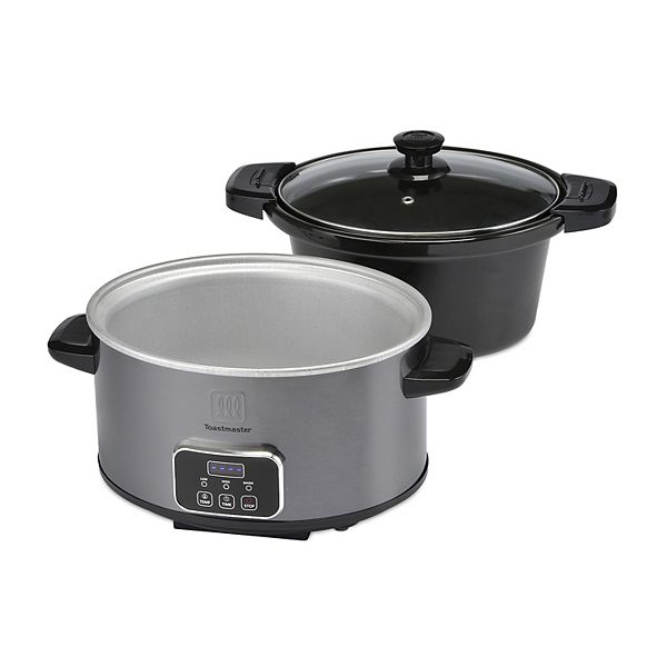 Toastmaster 4-qt. Programmable Slow Cooker - Gray (4 QT)