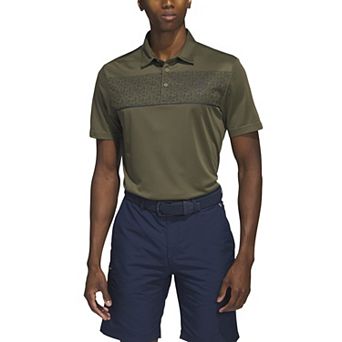 Men's adidas Chest Printed Golf Polo Shirt