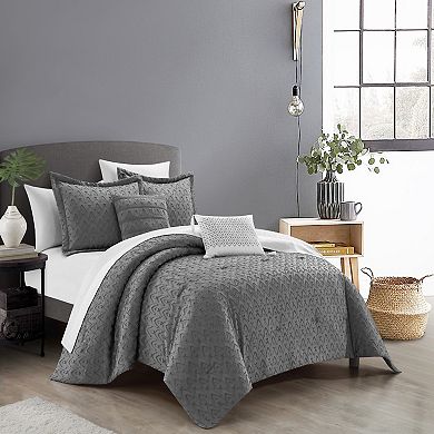 Chic Home Reign Jacquard Comforter Set With Coordinating Pillows