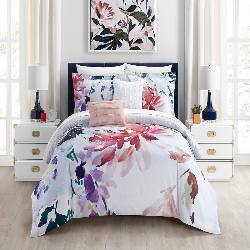 71210317 Chic Home Butchart Gardens Reversible Comforter wi sku 71210317