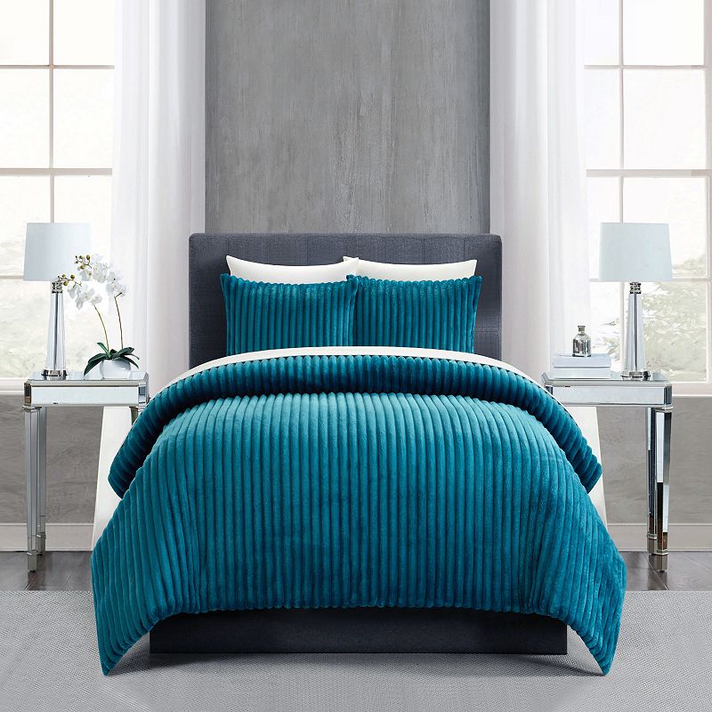 28872529 Chic Home Fargo Microplush Comforter Set With Sham sku 28872529