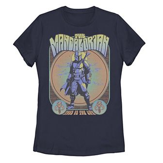 Disney's Star Wars: The Mandalorian Juniors' Mando "This Is The Way" Graphic Tee