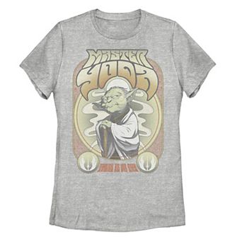 Disney's Star Wars Juniors' Yoda "There Is No Try" Portrait Graphic Tee
