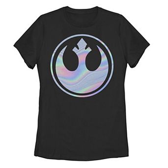 Disney's Star Wars Juniors' Holographic Rebel Logo Graphic Tee
