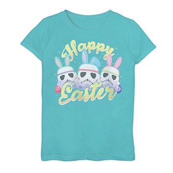 Girls 7-16 Star Wars Trooper Happy Easter Graphic Tee