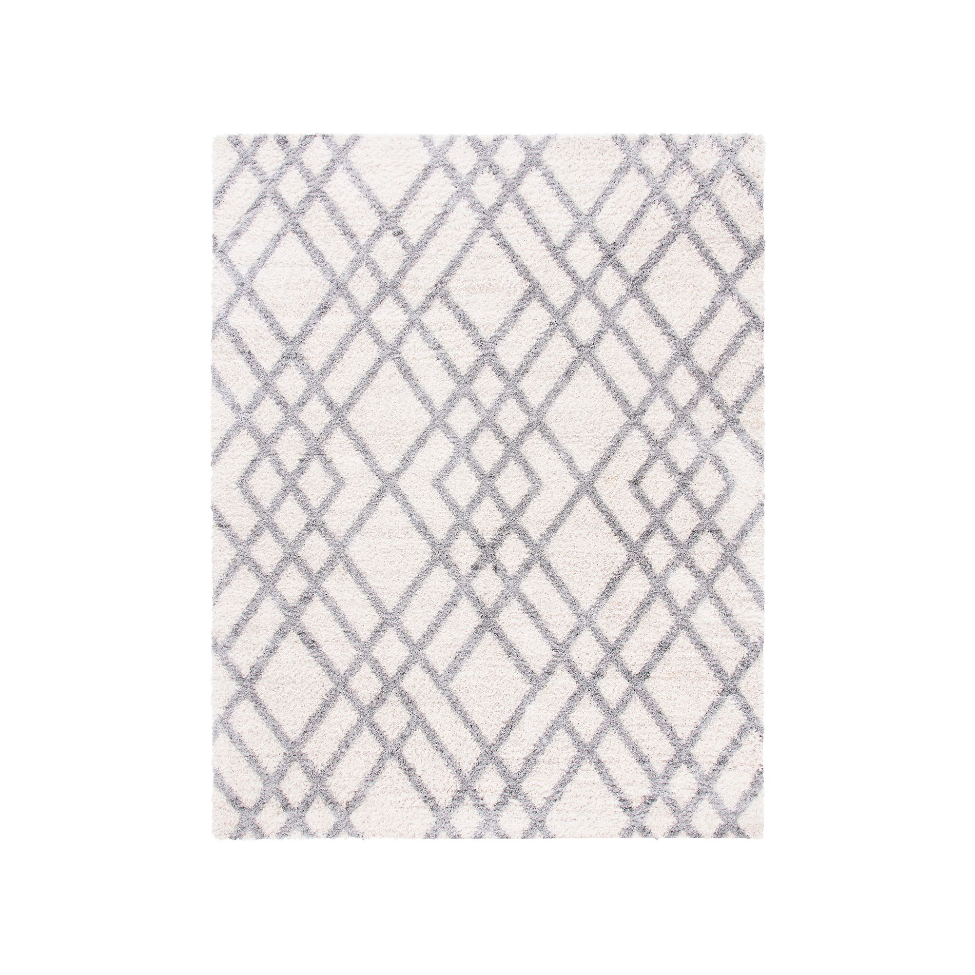 Safavieh Berber Shag Tye Rug, Ivory Gray