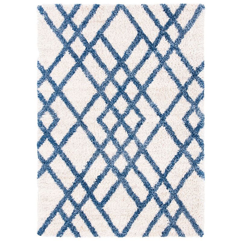 Safavieh Berber Shag Maya Rug, White, 9X12 Ft