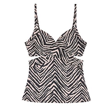 Women's Freshwater Side Cutout Tankini Top