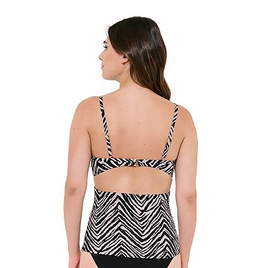 Women's Freshwater Side Cutout Tankini Top