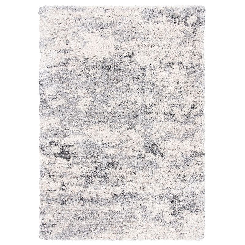 Safavieh Berber Shag Danni Rug, White, 8X10 Ft