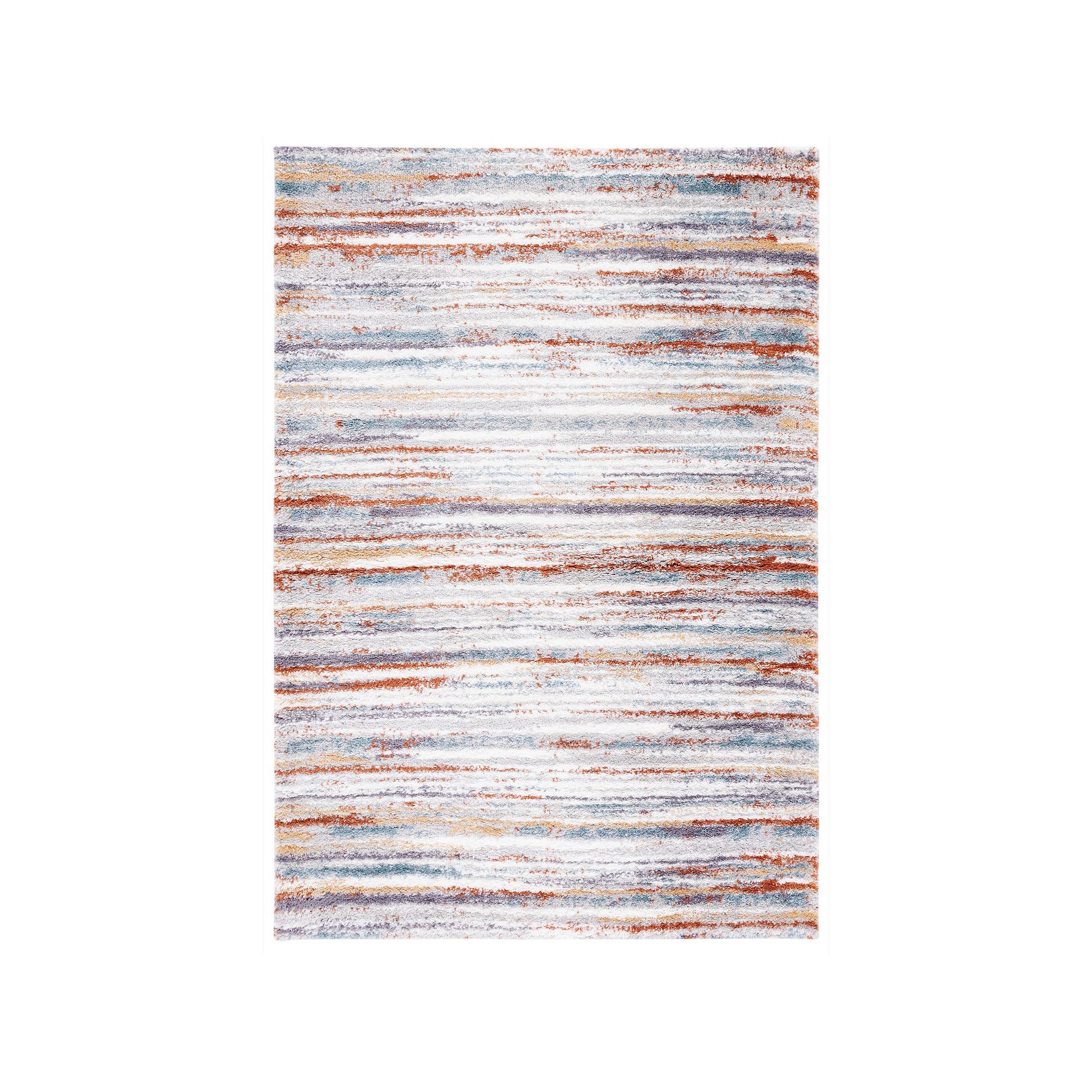 Safavieh Berber Shag Jennifer Rug, Blue Rust Ivory