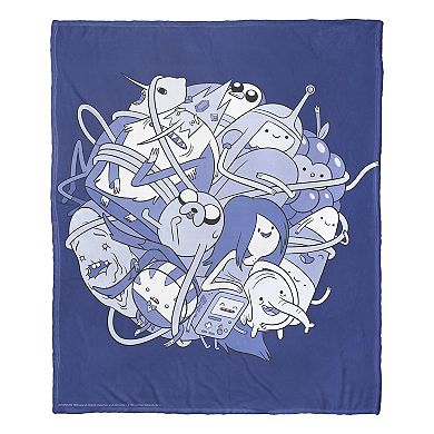 Adventure Time Adventurous Kingdoms Silk Touch Throw Blanket