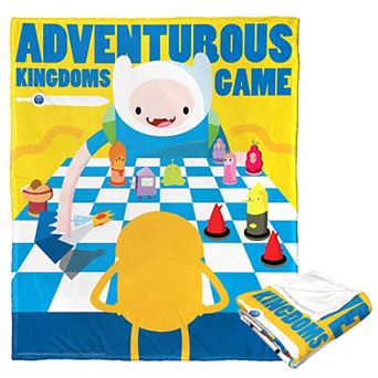 Adventure Time Adventurous Kingdoms Silk Touch Throw Blanket