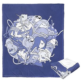 Adventure Time Adventurous Kingdoms Silk Touch Throw Blanket